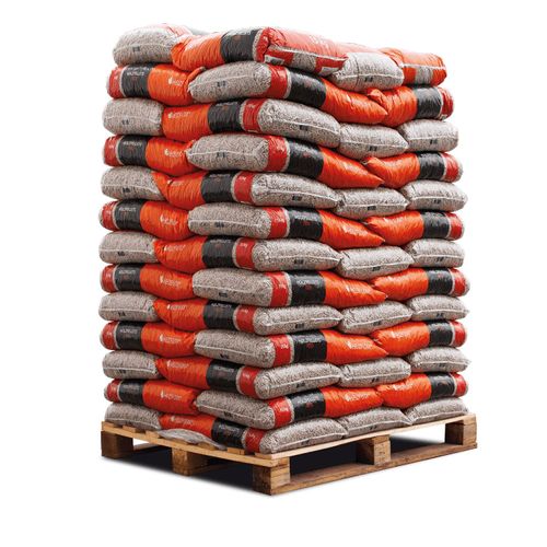 Heizfuxx Holzpellets Red 15kg x 65 Sack 975kg Palette