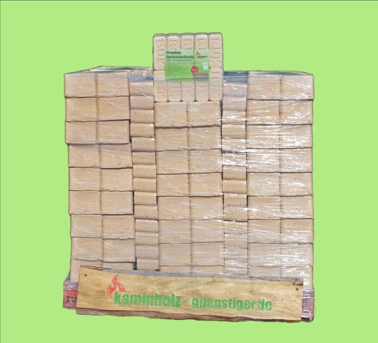 Buche RUF Hartholzbrikett Holzbriketts 990 kg 960 Palette 99 x 10 kg