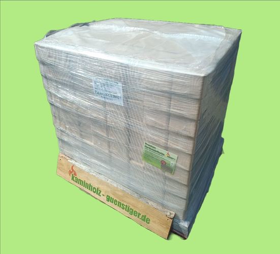 Buche RUF Hartholzbrikett Holzbriketts 96, 990 kg 960 Palette 99 x 10 kg