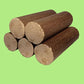 Hartholzbrikett Holzbriketts Nestro Nielsen BUCHE rund 960 kg Palette 96 x 10 kg
