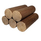 Hartholzbrikett Holzbriketts Nestro Nielsen BUCHE rund 960 kg Palette 96 x 10 kg
