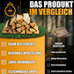 HVR Brennholz Buche - 1,8 Raummeter auf Palette, ofenfertig & trocken