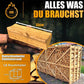 HVR Brennholz Buche - 1,8 Raummeter auf Palette, ofenfertig & trocken